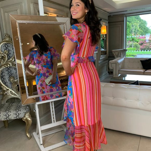 Never Fully Dressed: Saskia Ruffle Midi Dress | size 10 - Picture 2 of 10